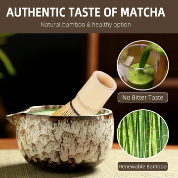Japanese Matcha Bamboo Tea Set – Traditional Chasen Kit — Rootborn Rituals