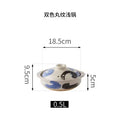Dual-color earthenware clay casserole pot, 0.5L capacity, 18.5cm width, ideal for slow-cooking soups and stews