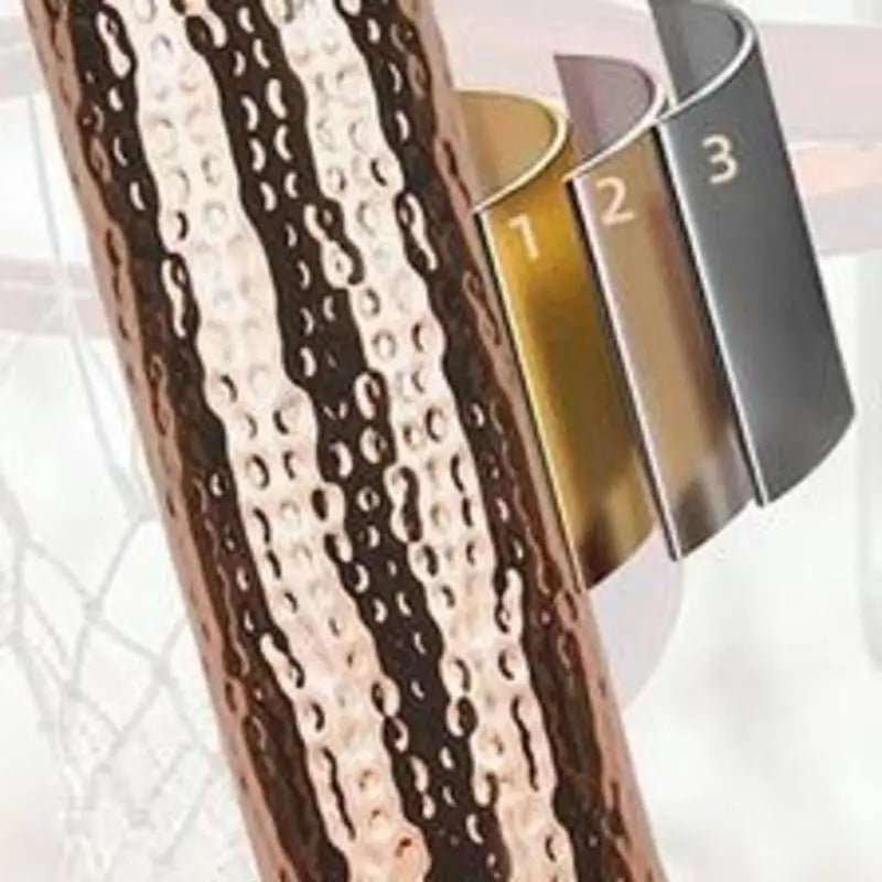 Insulated copper water bottle 27oz with leakproof design, shown with color swatches in gold, rose gold, and gray finishes.