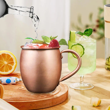 PureCopper Moscow Mule Mug — 530ml Handcrafted Copper Drinkware