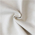 Cream canvas drawstring storage bag with side zipper, displaying natural fabric texture and fold details for organizing onion